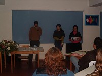 Presidente da Direcção apresenta convidados