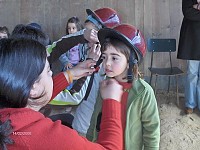 A preparar para andar a cavalo