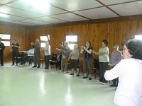 Recomeço das atividades de motricidade para seniores