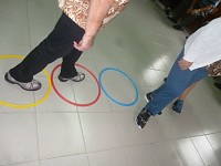 Recomeço das atividades de motricidade para seniores